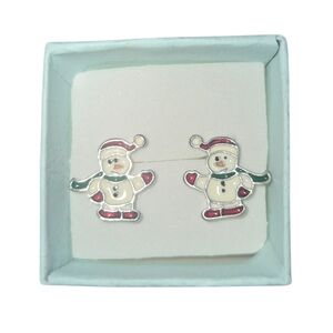 White Snowman Kid's‎ Earrings